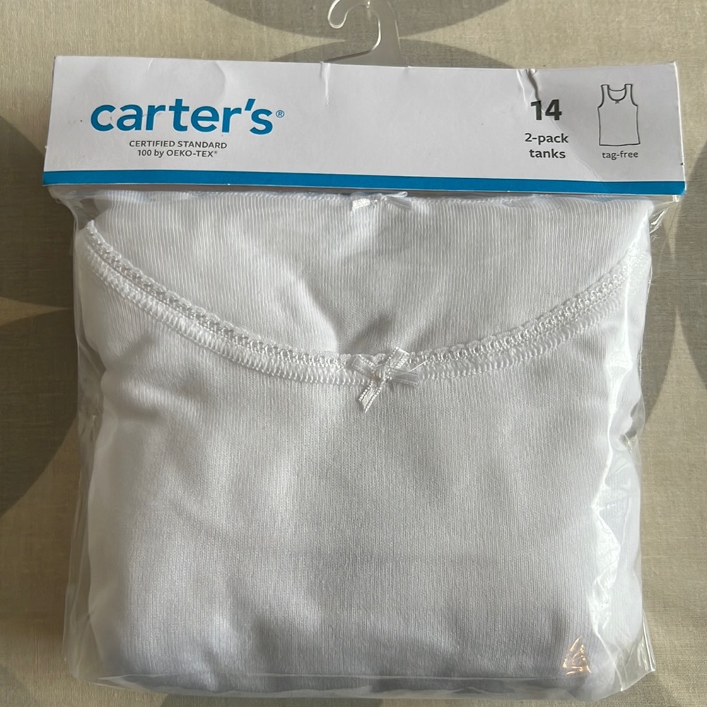 Carter’s Girls Undershirts- 2 pack